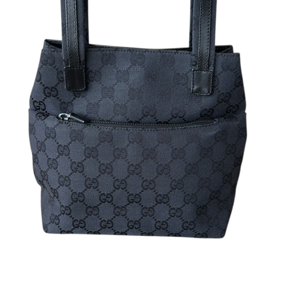 Gucci Black Monogram Tote Bag - Picture 6 of 16